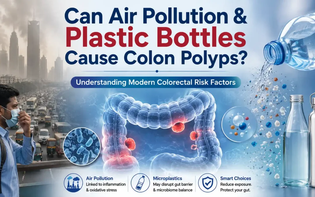 Can Air Pollution and Plastic Water Bottles Cause Colorectal Polyps?